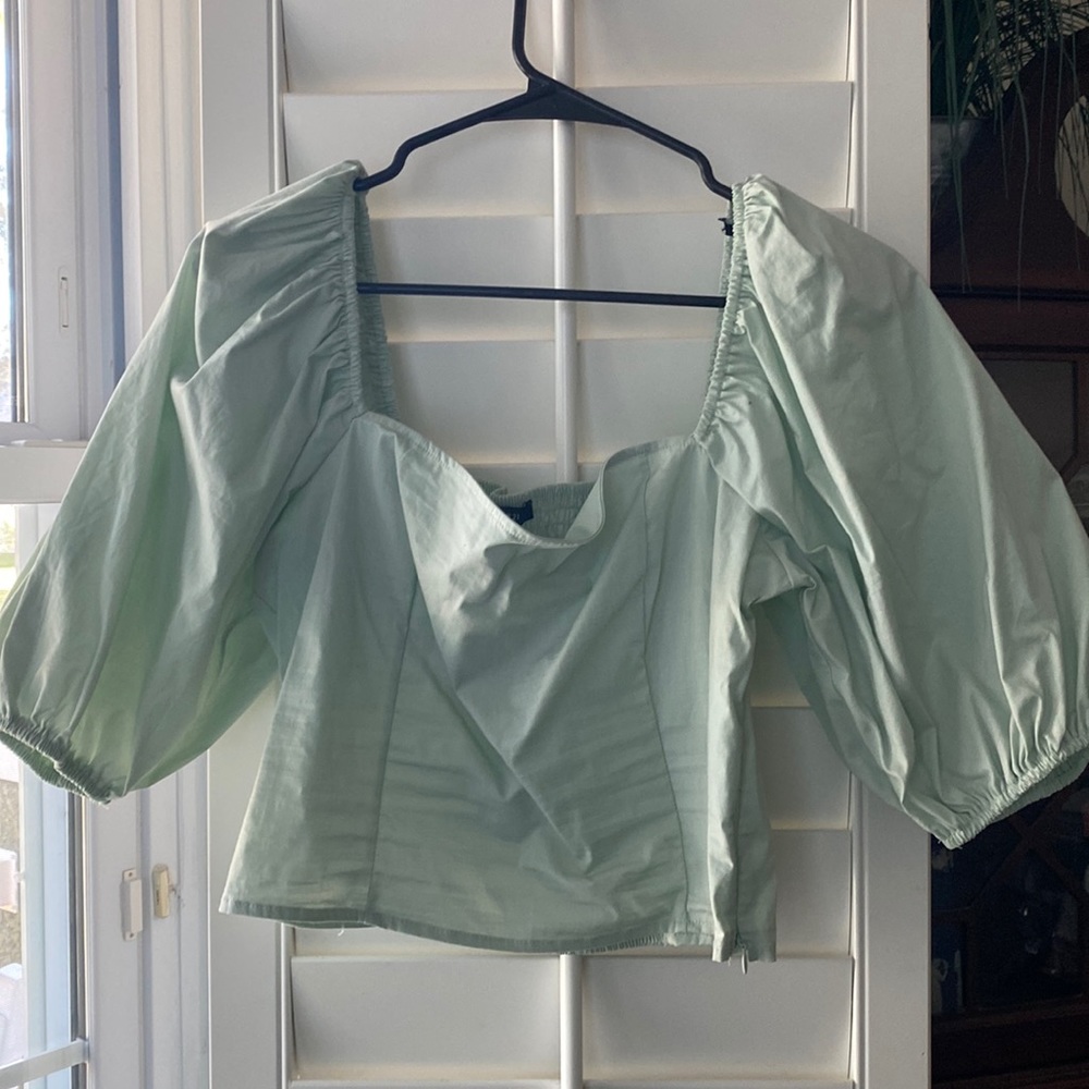 Puff Sleeve Smock Top